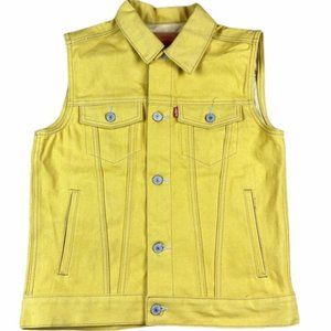 Levi's Yellow Denim Vest